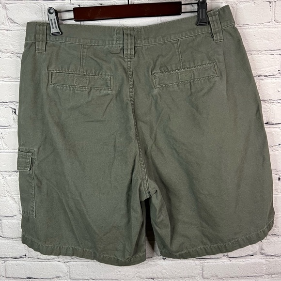 RedHead Cargo Shorts Mens Size 36 Army Green 100% Cotton ‎ Pockets 9"Inseam - Picture 2 of 9